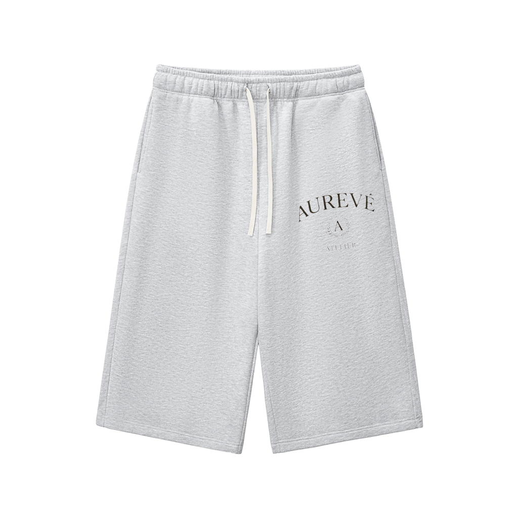 Relaxed Drawstring Three-quarter Sweatpants