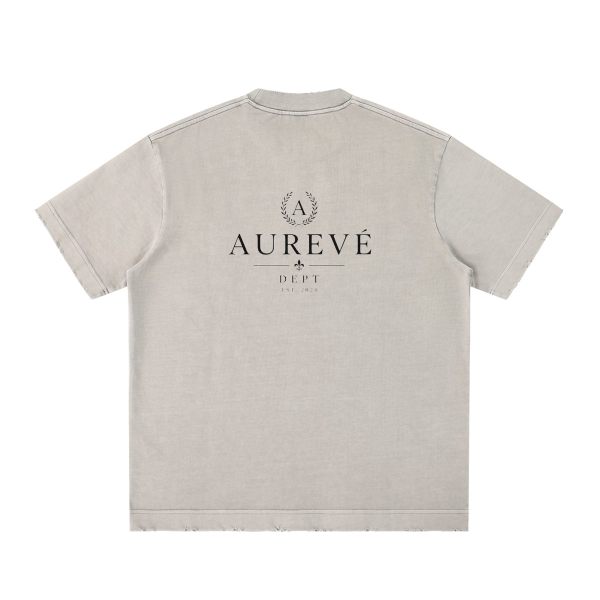 Heavyweight Vintage Washed Frayed T-Shirt